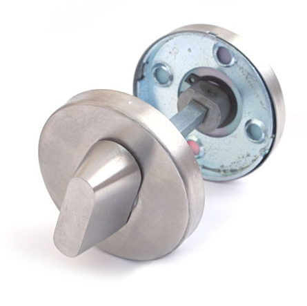 Сантехническая защелка WC 010 (квадрат 8 мм.) INOX нерж. сталь